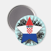Aimant Star de Croatie (Recto/Verso)