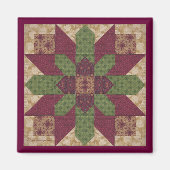 Aimant Star de Quilted Green (Devant)