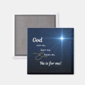 Aimant Star - Dieu me voit (Recto/Verso)