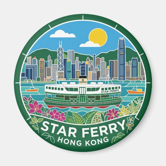 Aimant Star Ferry Hong Kong (Devant)