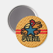 AIMANT STAR GALA /ESTRELLA GALLO PAR MASANSER PIXELAT (Recto/Verso)