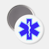 Aimant Star of Life (ambulance) (Recto/Verso)