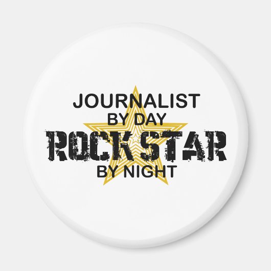 Aimant Star rock journaliste par nuit (Devant)
