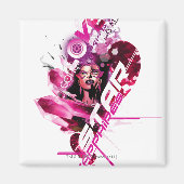 Aimant Star Sapphire Graphisme 8 (Devant)