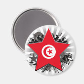 Aimant Star tunisienne (Recto/Verso)