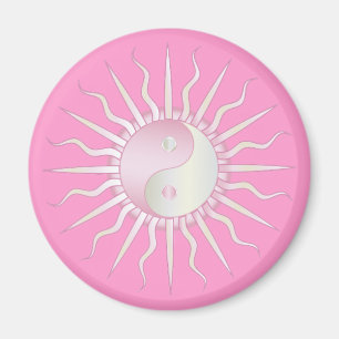 Aimant Starburst rose Yin Yang