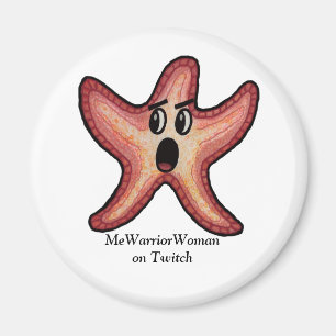 Aimant Starfish choqué, MeWarriorWoman sur Twitch