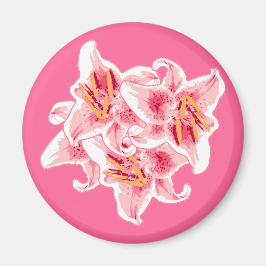 Aimant Stargazer Lilies (Devant)