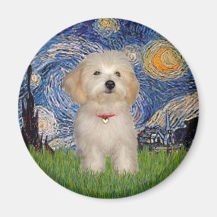 Aimant Starry Night - Havanese Puppy