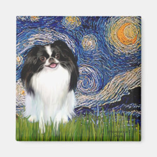 Aimant Starry Night - Japanese Chin 3