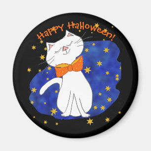 Aimant Starry Night Kitty Chat Halloween