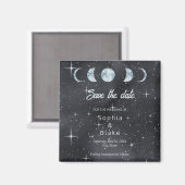 Aimant Starry Night Moon Phases Céleste Enregistrer la da (Recto/Verso)