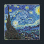 Aimant Starry Night, Vincent van Gogh<br><div class="desc">Vincent Willem van Gogh (30 mars 1853 - 29 juillet 1890) était un peintre post-impressionniste hollandais qui est l'une des figures les plus célèbres et influentes de l'histoire de l'art occidental. En un peu plus de dix ans, il a créé environ 2100 oeuvres, dont environ 860 peintures à l'huile, dont...</div>