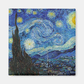 Aimant Starry Night, Vincent van Gogh (Devant)