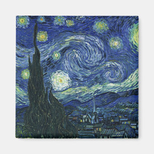 Aimant Starry Night Vincent van Gogh Art Peinture