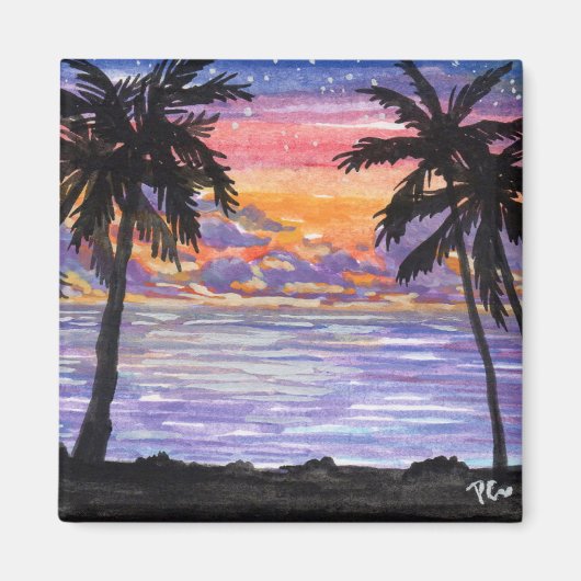 Aimant Starry Palm Beach (Devant)