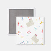 Aimant Starry Sparkle mignon voeu chiot (Recto/Verso)