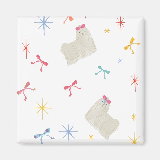 Aimant Starry Sparkle mignon voeu chiot (Devant)
