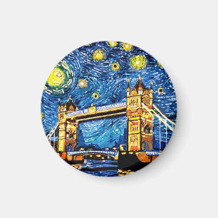 Aimant Starry Starry Night Londres Angleterre