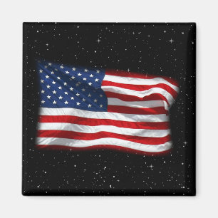 Aimant Stars and Stripes USA Patriotic American Flag