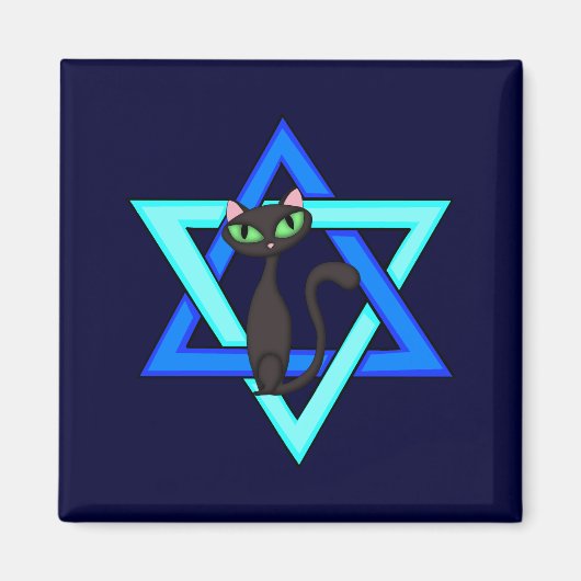 Aimant Stars de chats juifs (Devant)