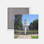 Aimant State Capitol, Sacramento, Californie (Recto/Verso)
