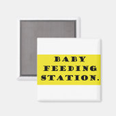 Aimant Station d'alimentation pour bébé (Recto/Verso)