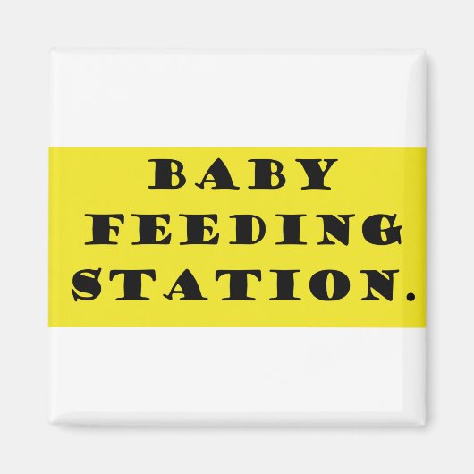 Aimant Station d'alimentation pour bébé (Devant)