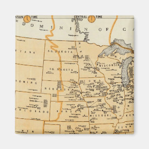 Aimant Station De Radio Des États-Unis