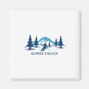 Aimant Station de ski Alpine Valley Wisconsin Ski Resort