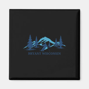 Aimant Station de ski Bryant Wisconsin Ski