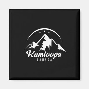 Aimant Station de ski de Kamloops Canada Ski Snowboard