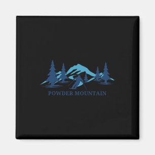 Aimant Station de ski de Powder Mountain Montana Ski