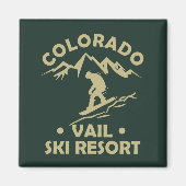 Aimant Station de ski de Vail Colorado (Devant)