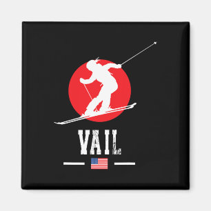 Aimant Station de ski de Vail Usa Montagnes Rocheuses Ski