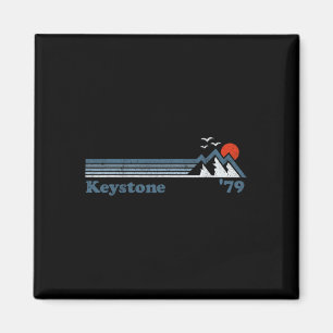 Aimant Station de ski Retro Keystone Ski de snowboard Col