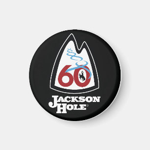 Aimant Station de ski vintage Jackson Hole wyoming gits