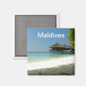 Aimant Station maldivienne (Recto/Verso)
