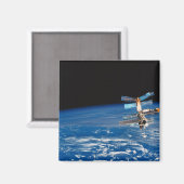Aimant Station spatiale Orbite Terre 3 (Recto/Verso)