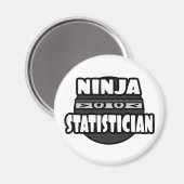 Aimant Statisticien de Ninja (Recto/Verso)