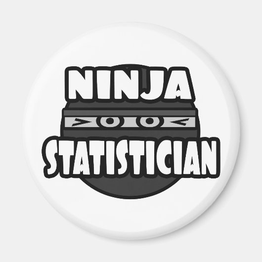 Aimant Statisticien de Ninja (Devant)