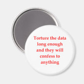 Aimant statistiques (Recto/Verso)