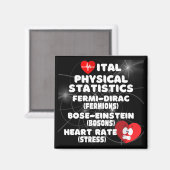 Aimant Statistiques physiques vitales (Recto/Verso)