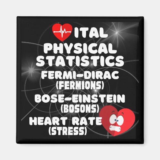 Aimant Statistiques physiques vitales (Devant)