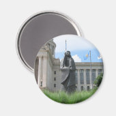 Aimant Statue À Oklahoma State Capital (Recto/Verso)