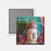 Aimant Statue bouddhiste, Monastère de Palcho - Gyantse,  (Recto/Verso)