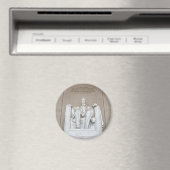 Aimant Statue d'Abraham Lincoln (In Situ (Lave-vaisselle))