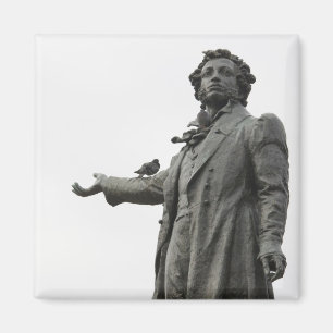 Aimant Statue d'Alexandre Pouchkine, Saint-Pétersbourg