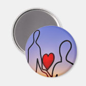 Aimant Statue d'amour (Recto/Verso)