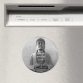 Aimant Statue de Bouddha antique, citation, méditation, a (In Situ (Lave-vaisselle))